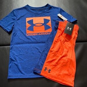 NWT Under Armour Athletic Set Boys Size 7